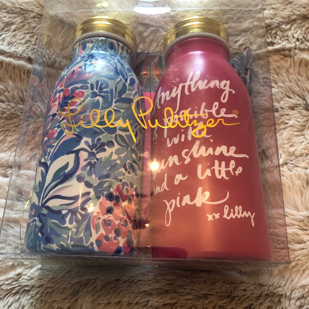Lilly Pulitzer water bottles